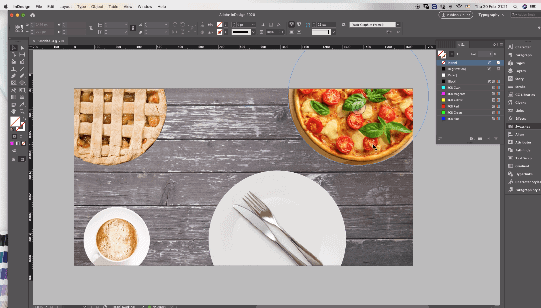 קורס אינדיזיין שיעור 3 עיצוב קאבר וקולאז תמונות